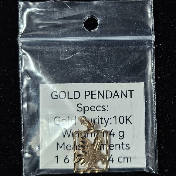 Beautiful 10K Gold Eagle Pendant – 1.4 Grams - Picture 8 of 8